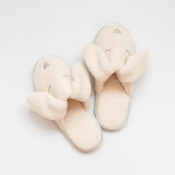 플러피 아이보리 토끼 슬리퍼 | 겟몰 쇼핑몰솔루션 디자인 파이브3