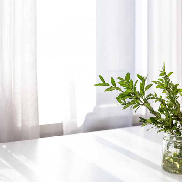 부엌 화이트 쉬폰 커튼 | 겟몰 쇼핑몰솔루션 디자인 파이브3